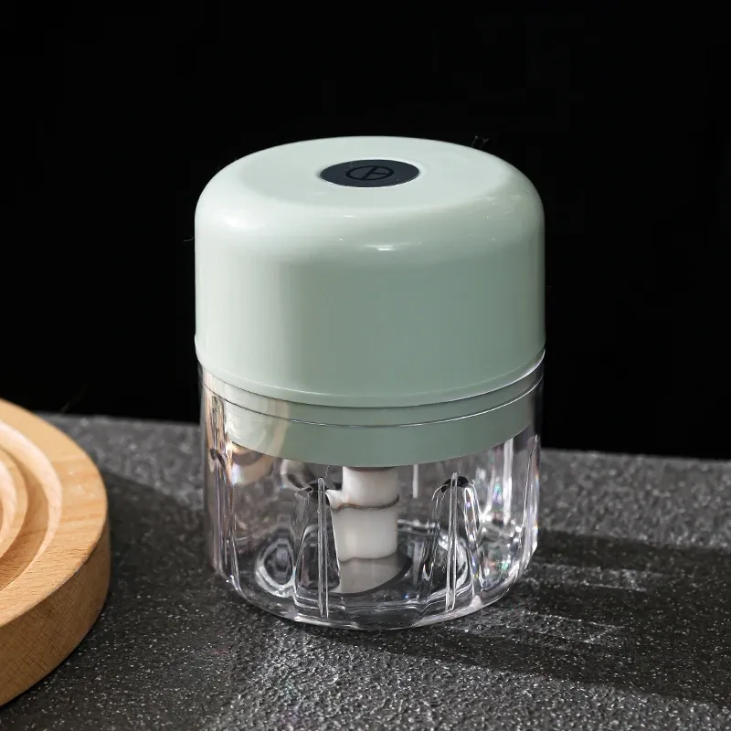 Hachoir électrique portable USB pour la cuisine, mini hachoir à ail, broyeur de viande et de légumes, idéal pour les gadgets de cuisine 8