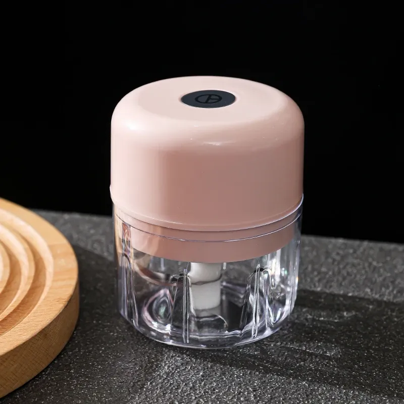 Hachoir électrique portable USB pour la cuisine, mini hachoir à ail, broyeur de viande et de légumes, idéal pour les gadgets de cuisine 7
