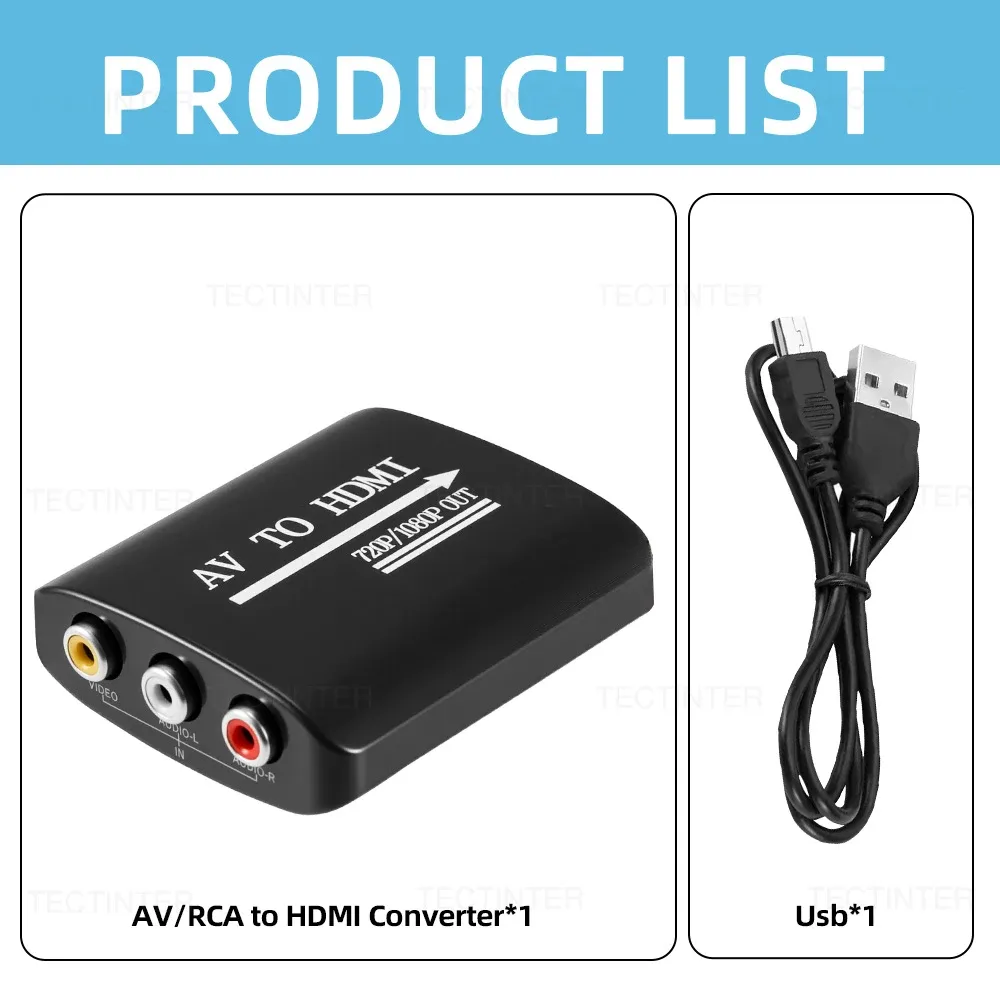 Contenu de la boîte de l'adaptateur