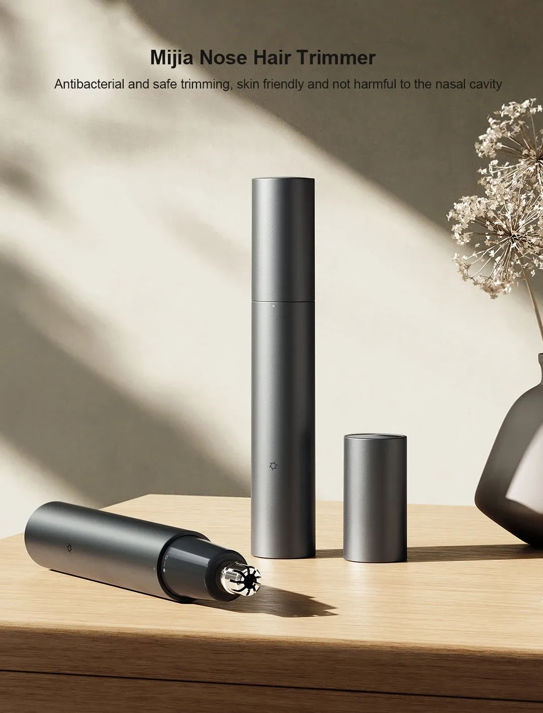 Tondeuse Xiaomi Mijia pour le nez et les oreilles, vue d'ensemble