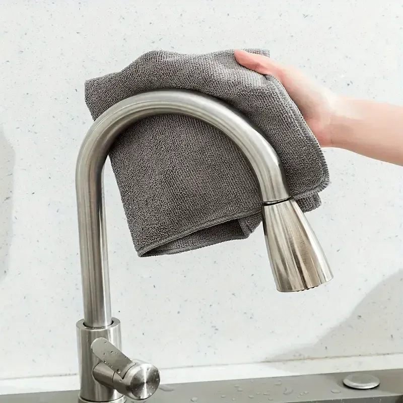Serviette absorbante en microfibre pour le lavage de voiture, chiffons de cuisine propres, outils de nettoyage ménagers, 007, lot de 1 à 100 pièces 4