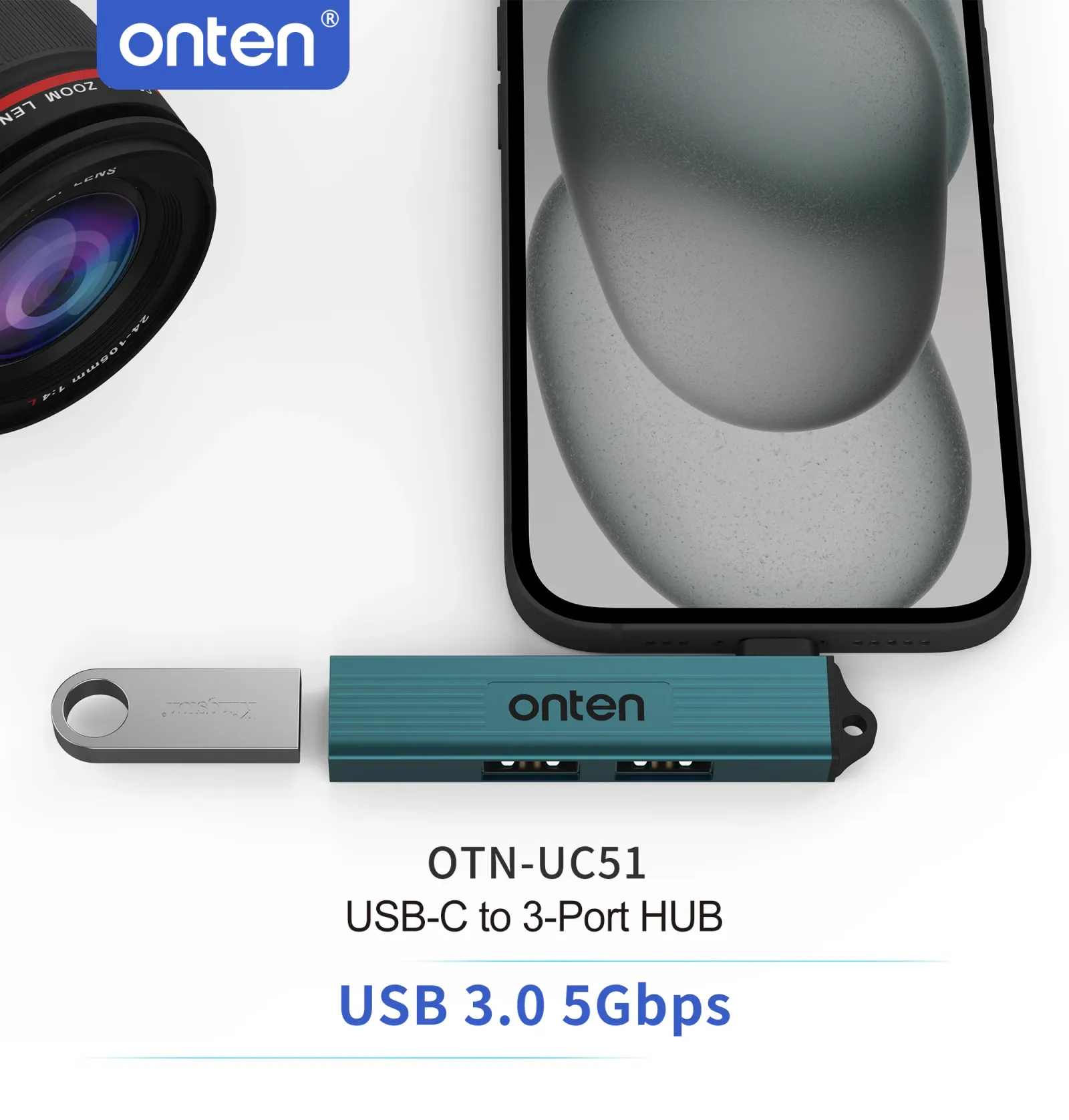 Finition du boîtier du hub USB ONTEN