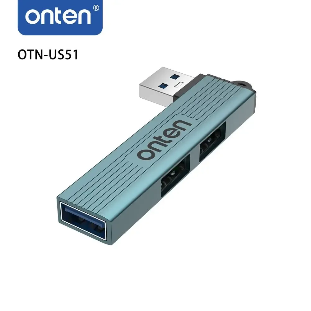 ONTEN Hub USB 3 en 1 USB 3.0/Type-C vers 3 ports USB/Type-C, vitesse 5 Gbps, hub Type-C 3 ports pour PC et ordinateur portable 10
