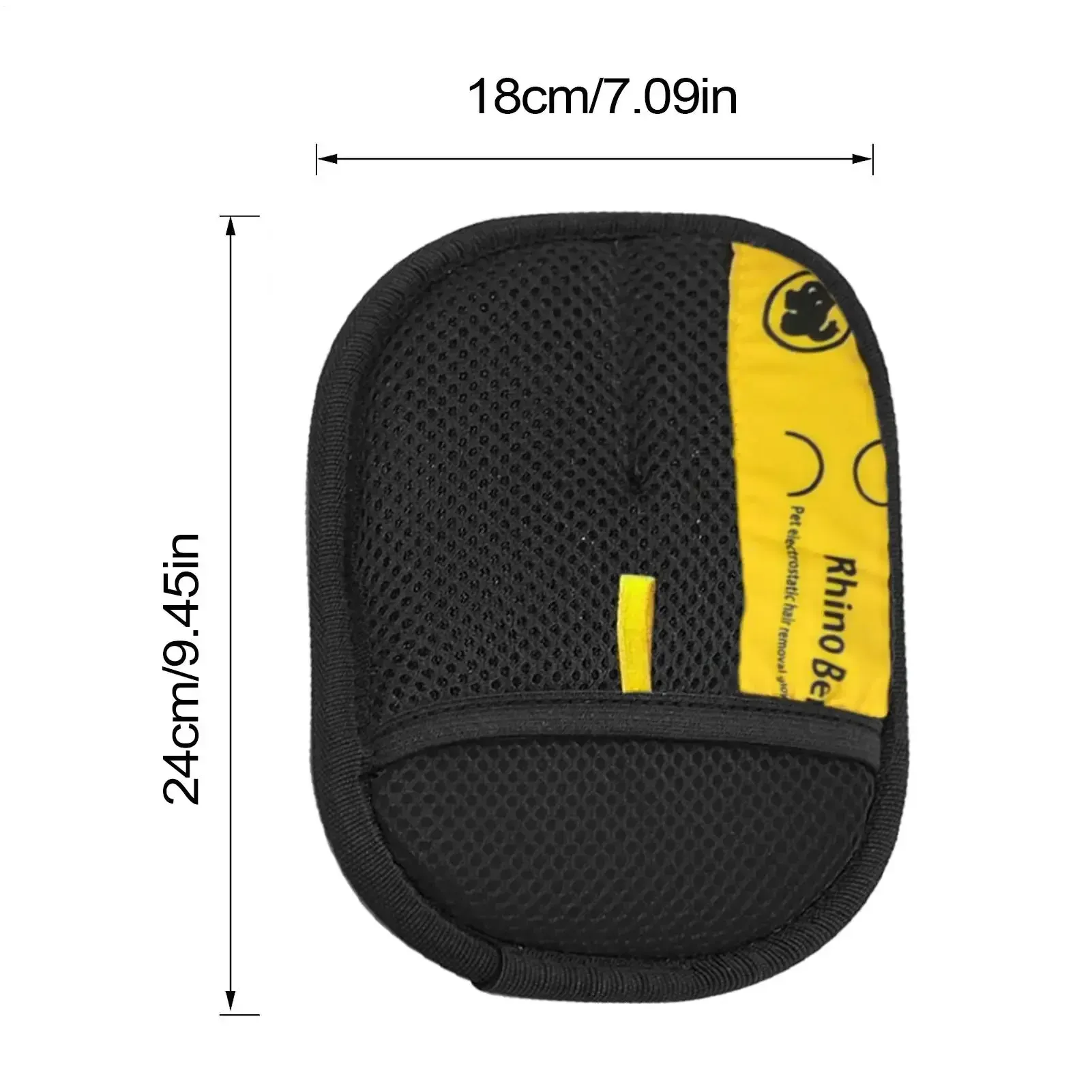 Gant de toilettage pour chat à brosse électrostatique, éliminateur de poils d'animaux double face pour canapés, tapis et vêtements 8