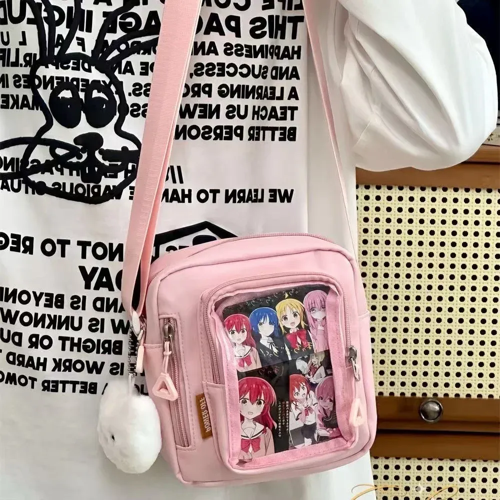 Sac Ita Mini Y2K pour femme, style coréen décontracté, petit sac bandoulière à poche transparente 11