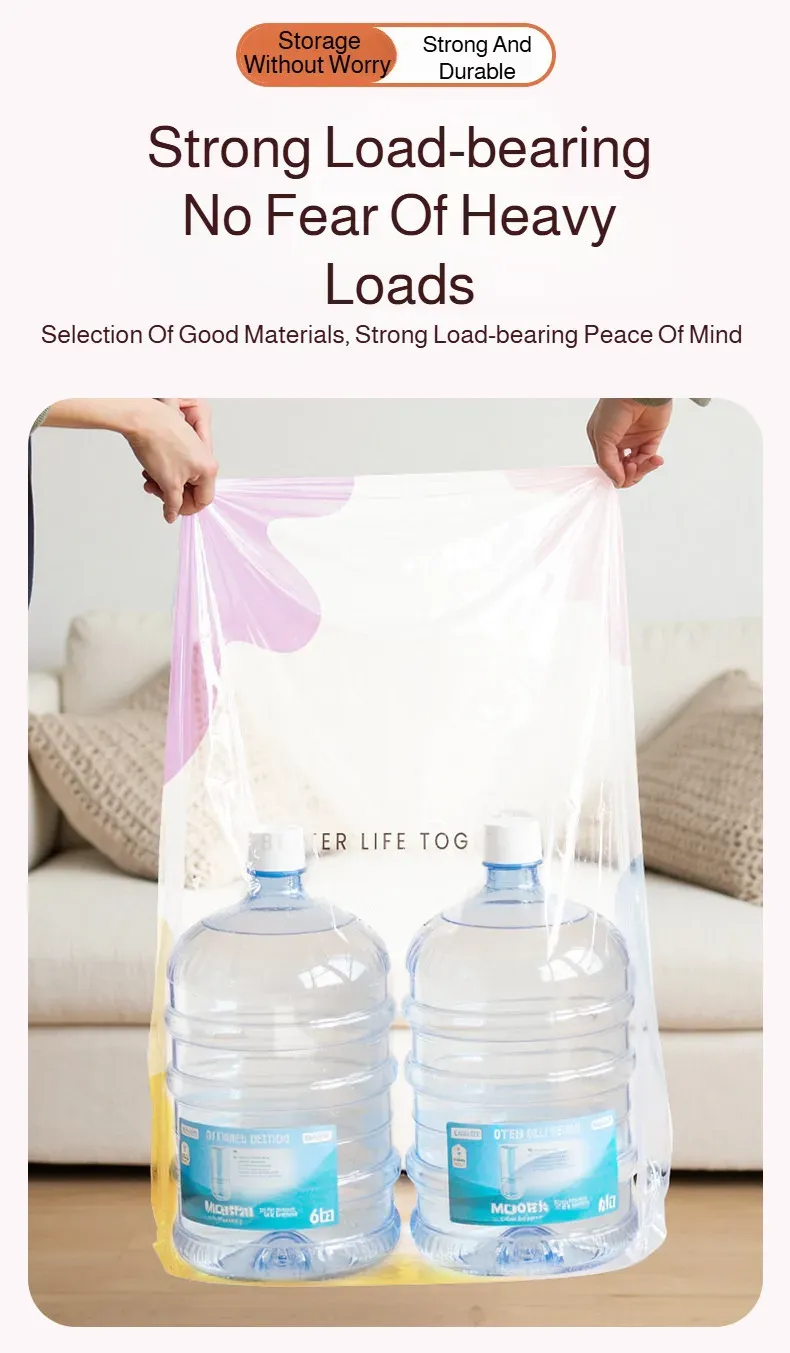 Sac de rangement sous vide en situation