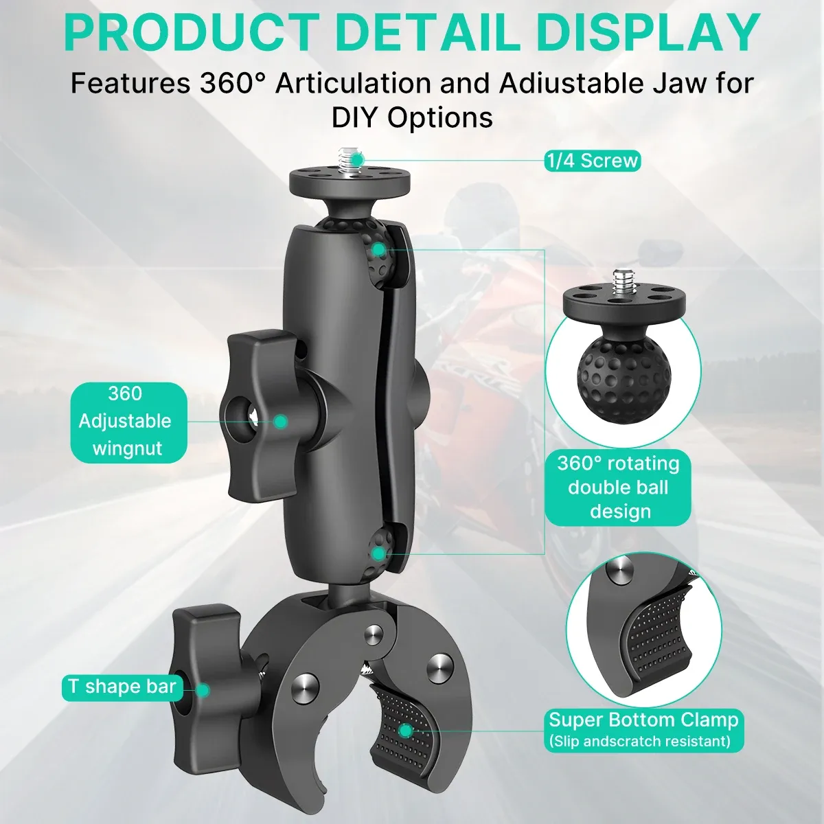 Accessoire polyvalent pour caméras d'action
