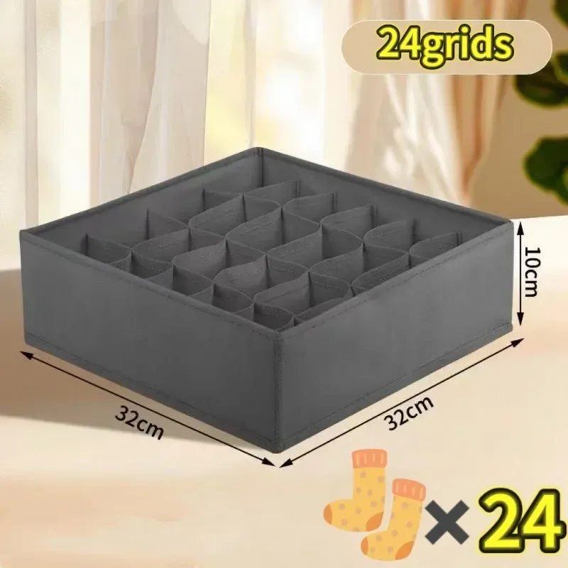 Compartiments de rangement pour chaussettes et accessoires