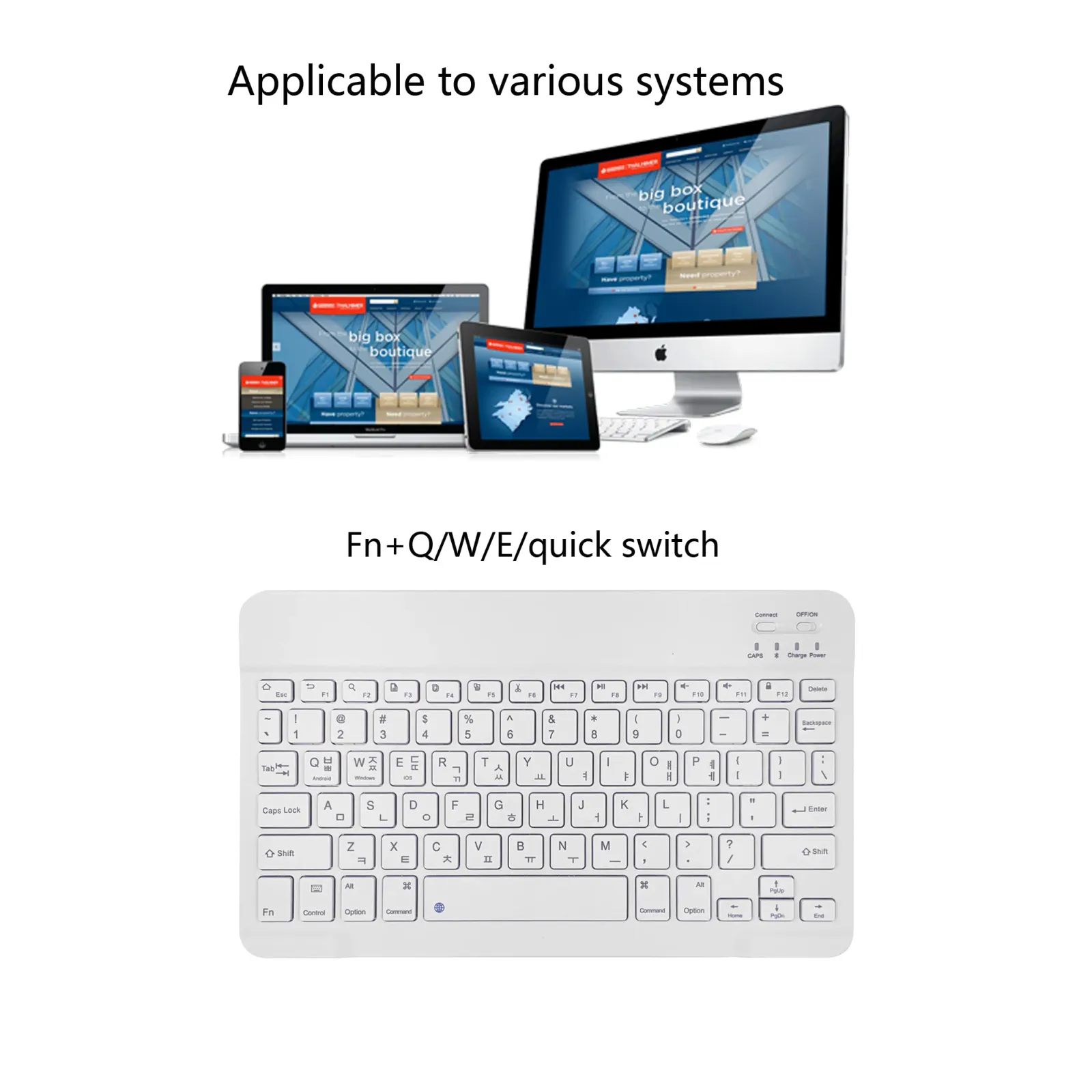 Design ultra-fin du clavier