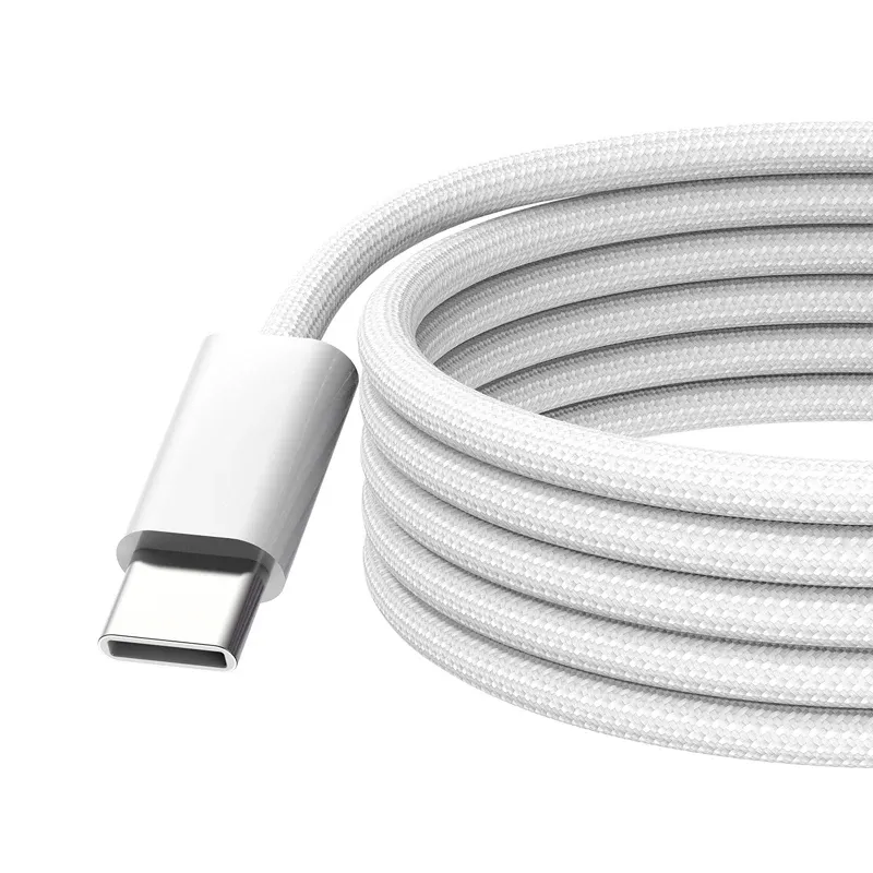 Câble de charge USB-C vers USB-C 240 W, câble tressé PD à charge rapide Type-C pour iPhone 15, 16, 17E, 17 Max, iPad Air, MacBook Pro, ASUS, DELL 2