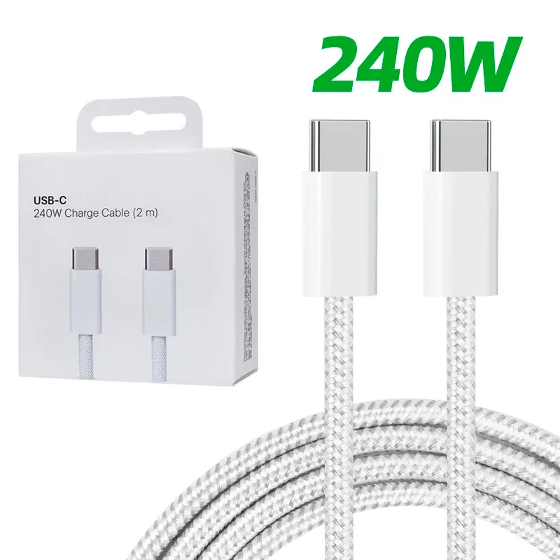 Câble de charge USB-C premium vue d'ensemble