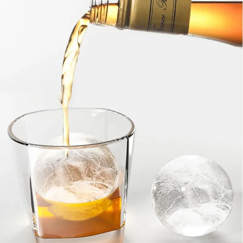 Moule rond en silicone pour boules de glace, bac sphérique pour réfrigérateur, adapté au bar et à la cuisine 3