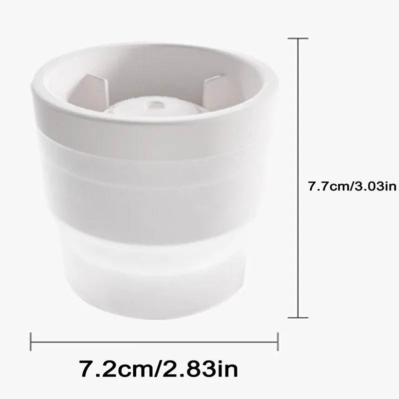 Moule rond en silicone pour boules de glace, bac sphérique pour réfrigérateur, adapté au bar et à la cuisine 6