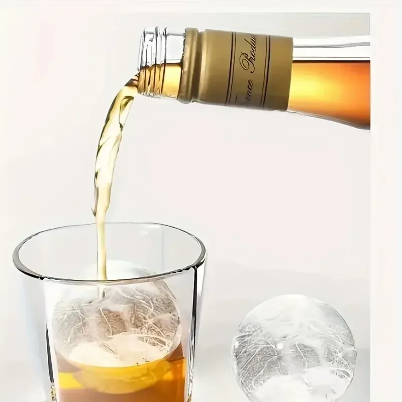 Moule à boules de glace en silicone, utilisation au bar