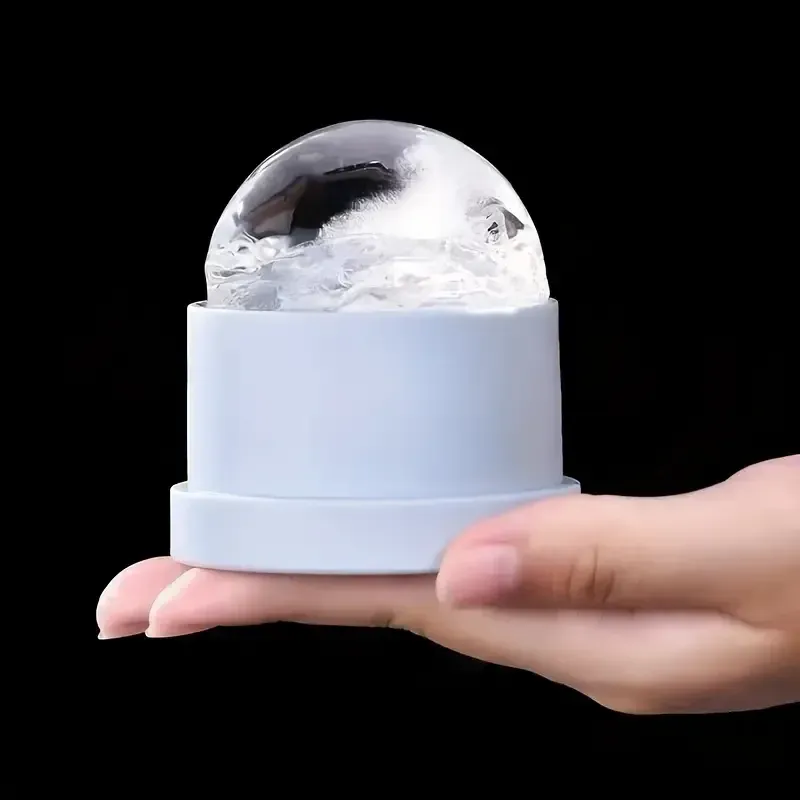 Moule à boules de glace en silicone, résultat final