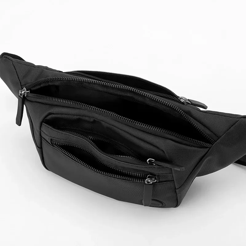 Sac de taille unisexe imperméable à grande capacité, avec poches multiples pour téléphone, pour le travail, les voyages et les chantiers 3