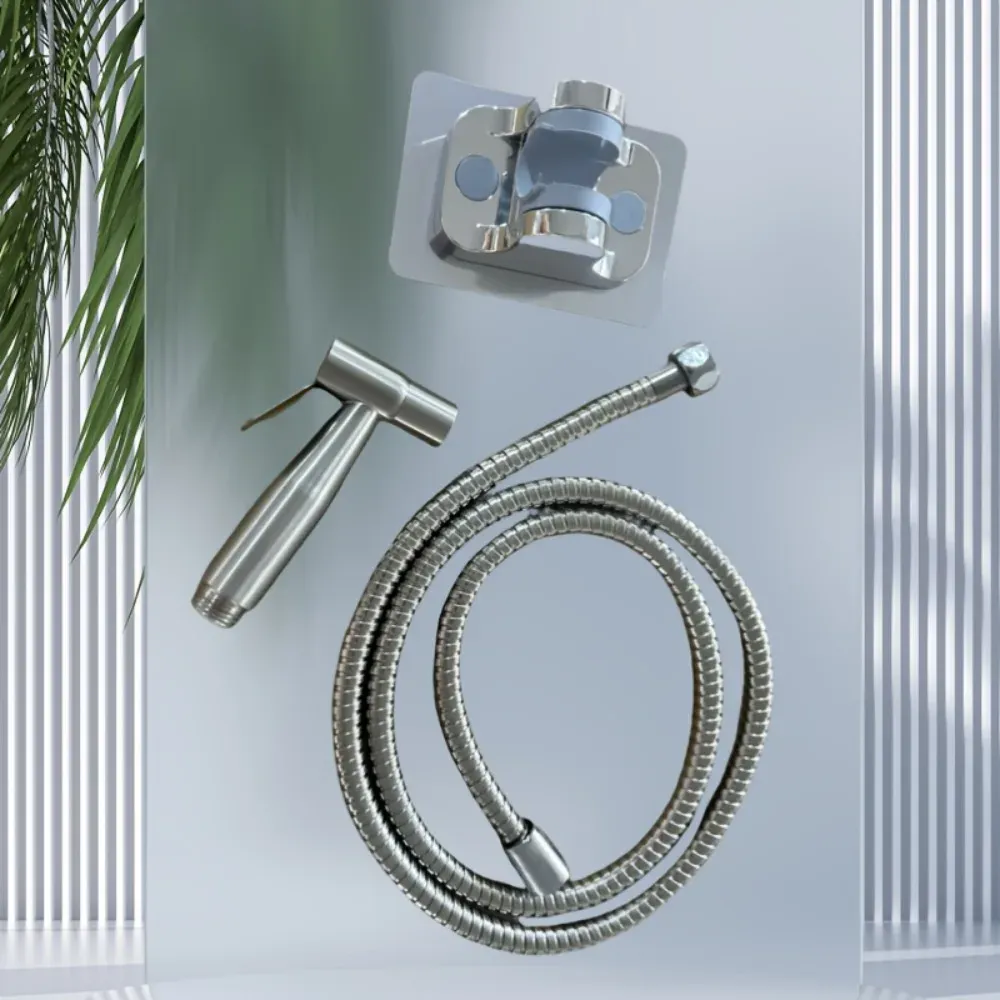 Ensemble de bidet à main en acier inoxydable avec pulvérisateur d'eau pour toilettes 6