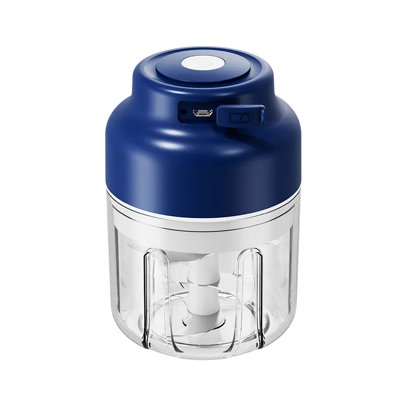 Hachoir à ail électrique portable sans fil 320 ml, rechargeable par USB, mini robot culinaire pour viande, légumes et ail 7