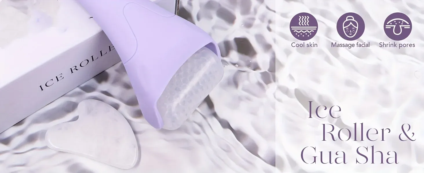 Rouleau de glace pour soin des yeux et du visage
