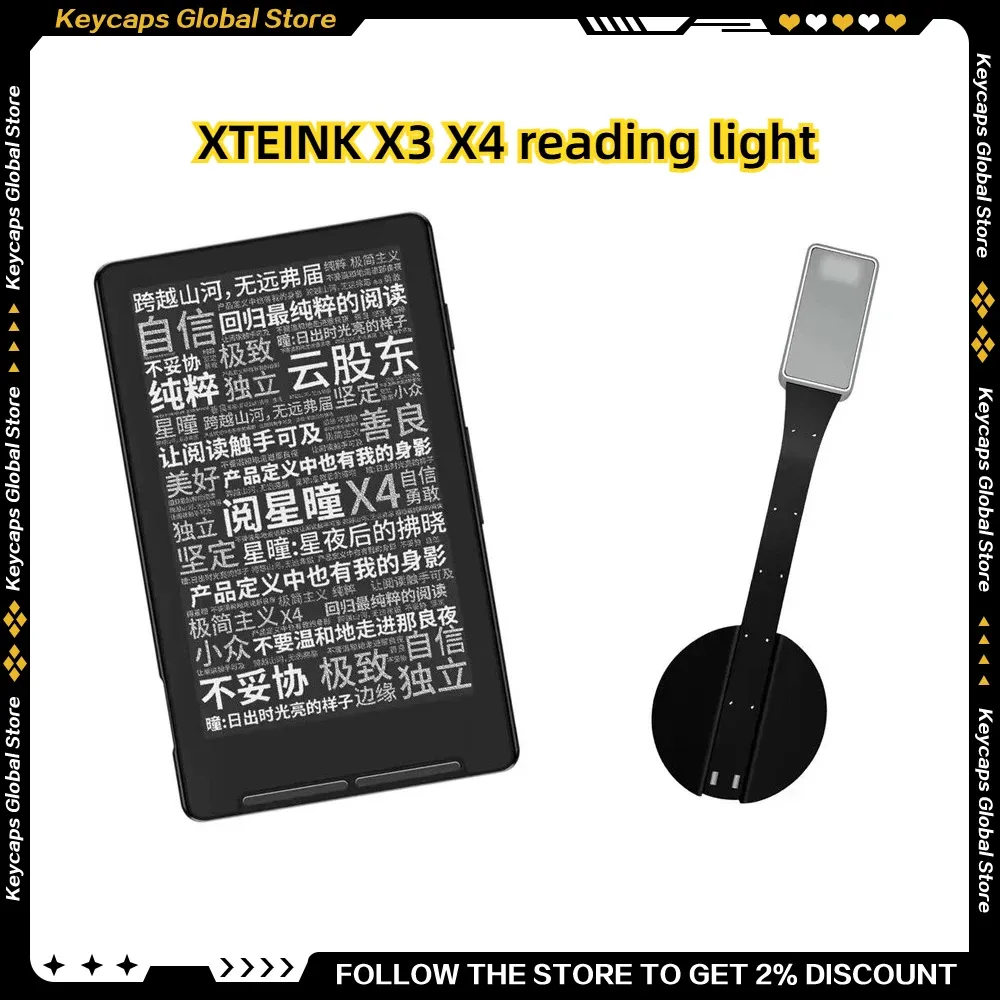 Détail de la lampe de lecture LED