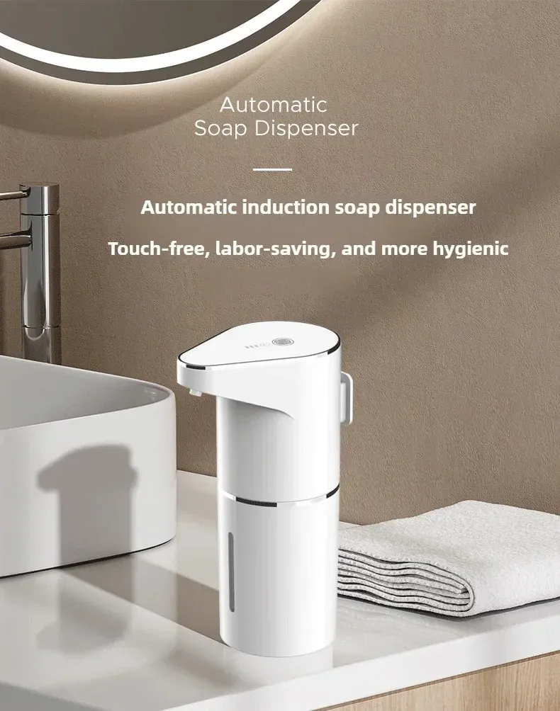 Vue d'ensemble du distributeur de savon en mousse intelligent