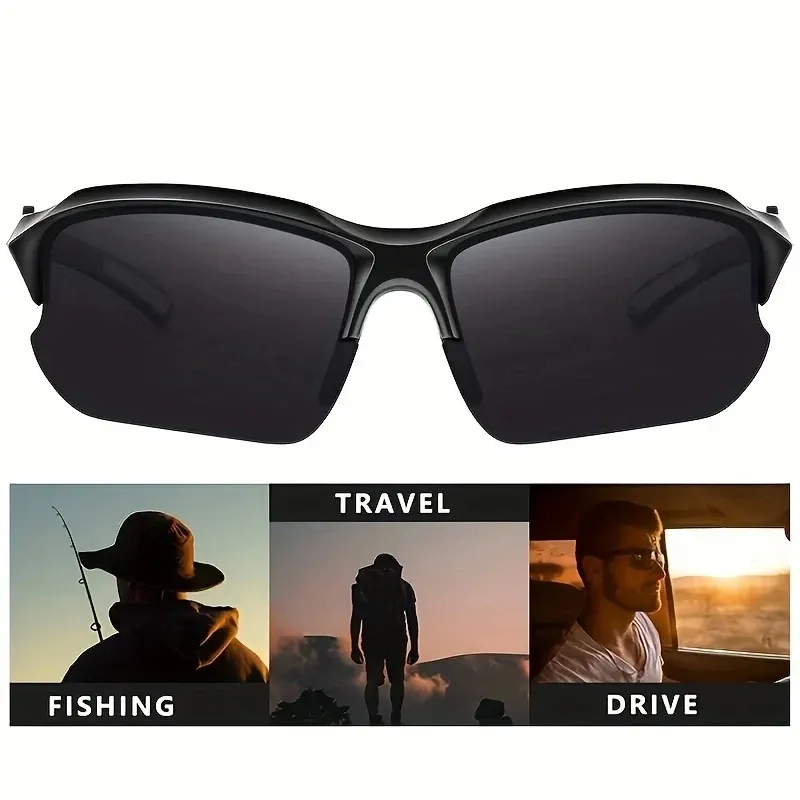 Lunettes de soleil polarisées UV400 pour la randonnée, la pêche, le camping et le cyclisme 4
