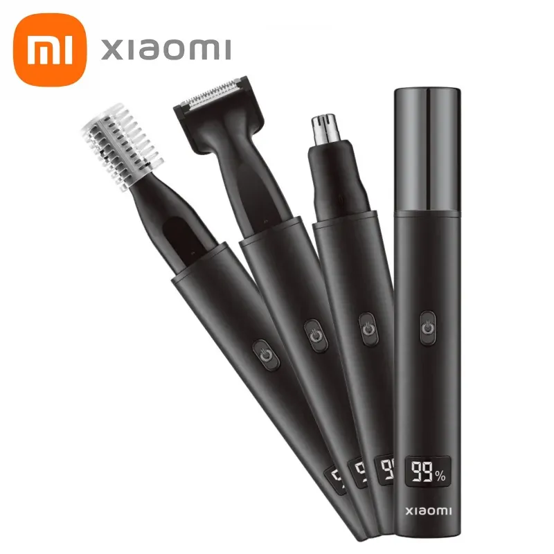 Tondeuse 3 en 1 rechargeable pour nez, oreilles et barbe Xiaomi 2025 pour homme, indolore