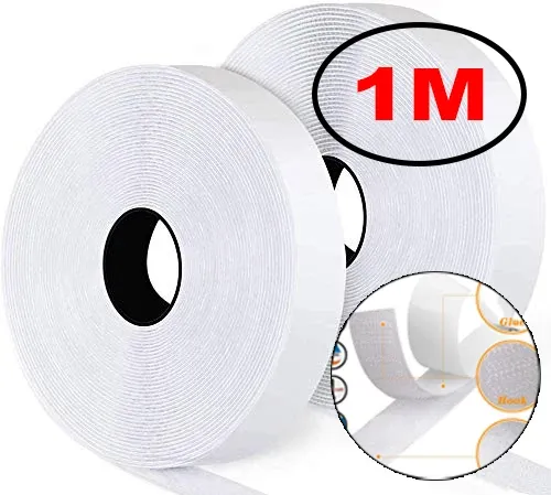 Bande autocollante à crochet et boucle, 1 à 10 m, fixation pour la maison, auto-adhésive 7