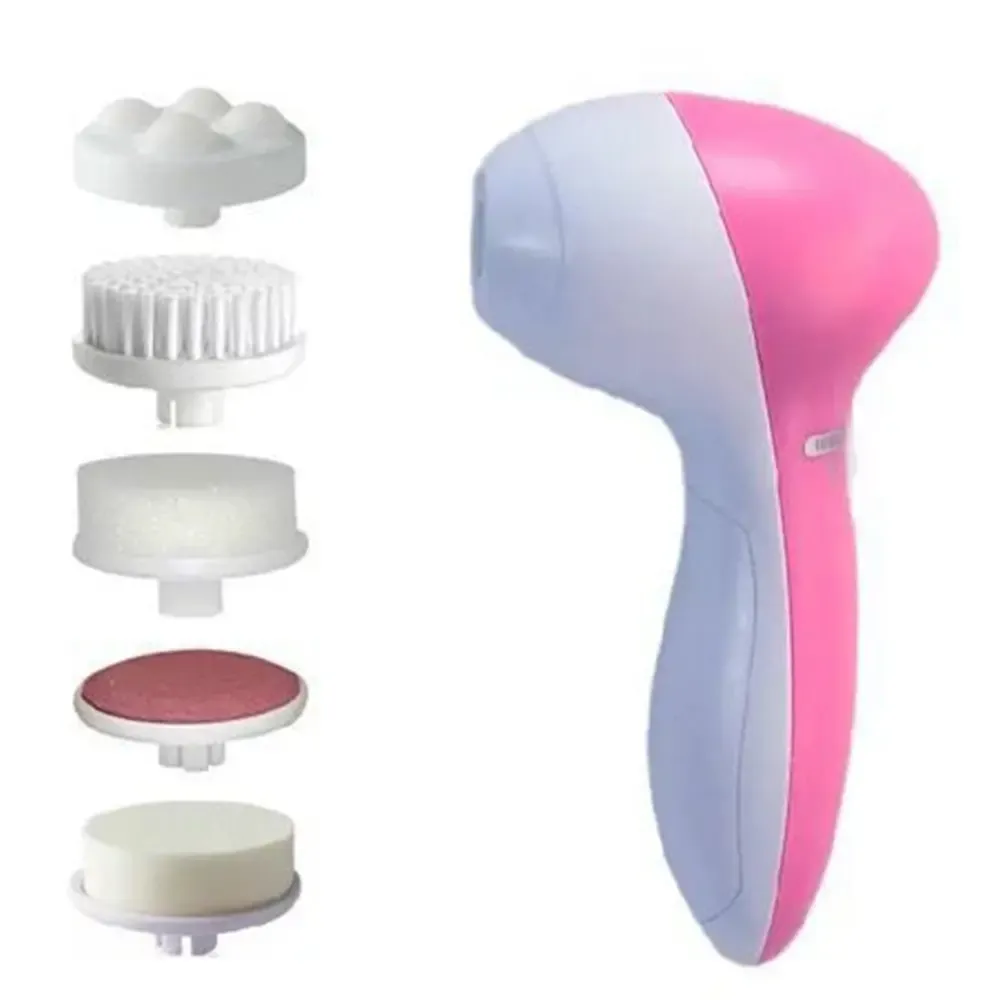 Nettoyeur facial électrique 5 en 1 avec brosse de nettoyage, appareil de soin de la peau et de massage pour le visage 7