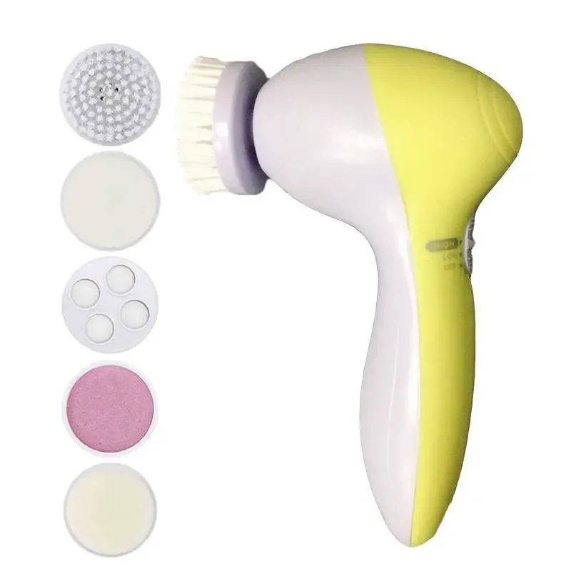 Nettoyeur facial électrique 5 en 1 avec brosse de nettoyage, appareil de soin de la peau et de massage pour le visage 8