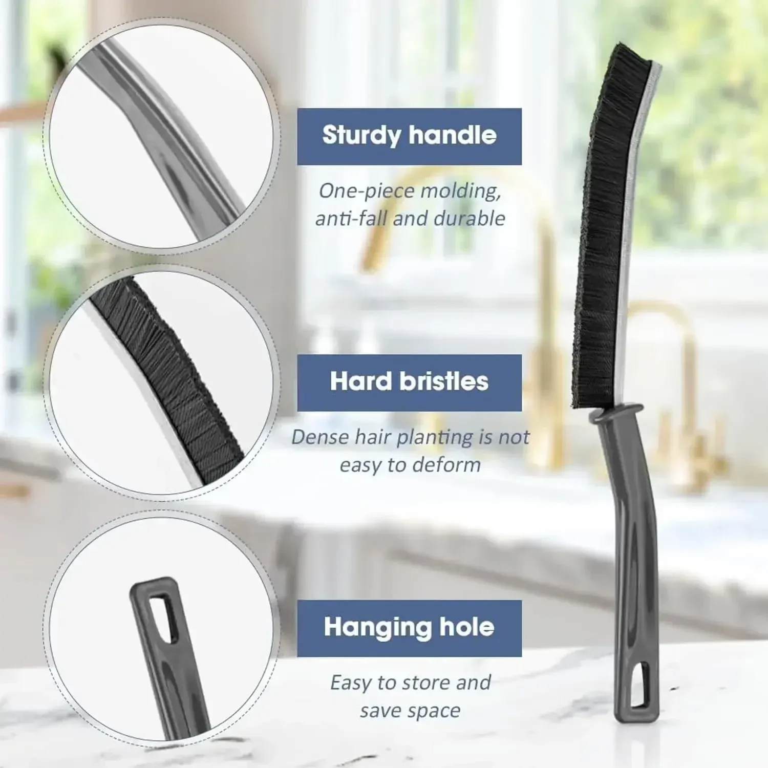 Brosse de nettoyage pour fentes, présentation produit