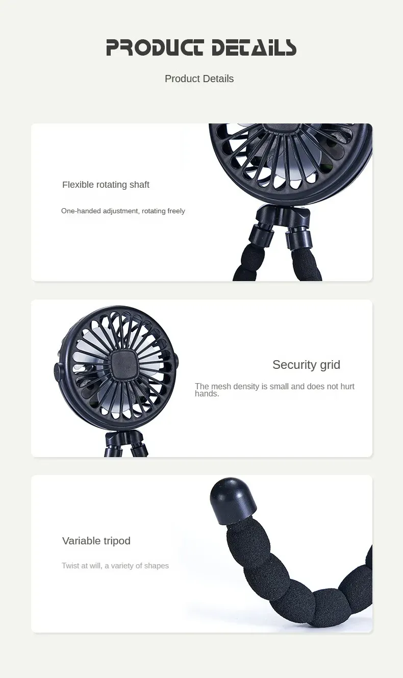 Ventilateur, fixation et maintien