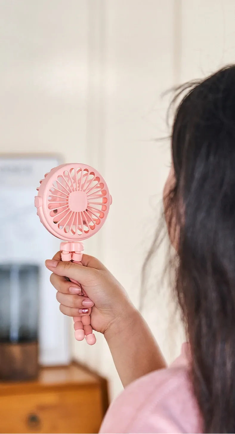 Ventilateur portable à clipser, vue d'ensemble