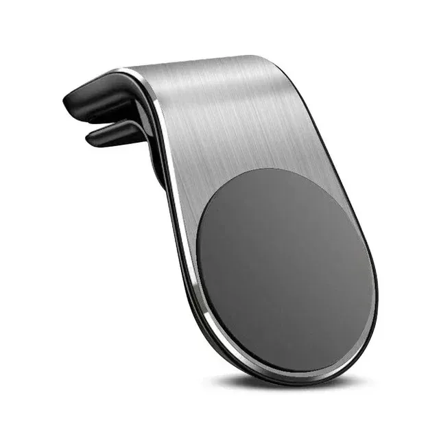 Support magnétique de téléphone pour voiture à fixation sur grille d'aération, compatible iPhone 15, Samsung et Xiaomi 8