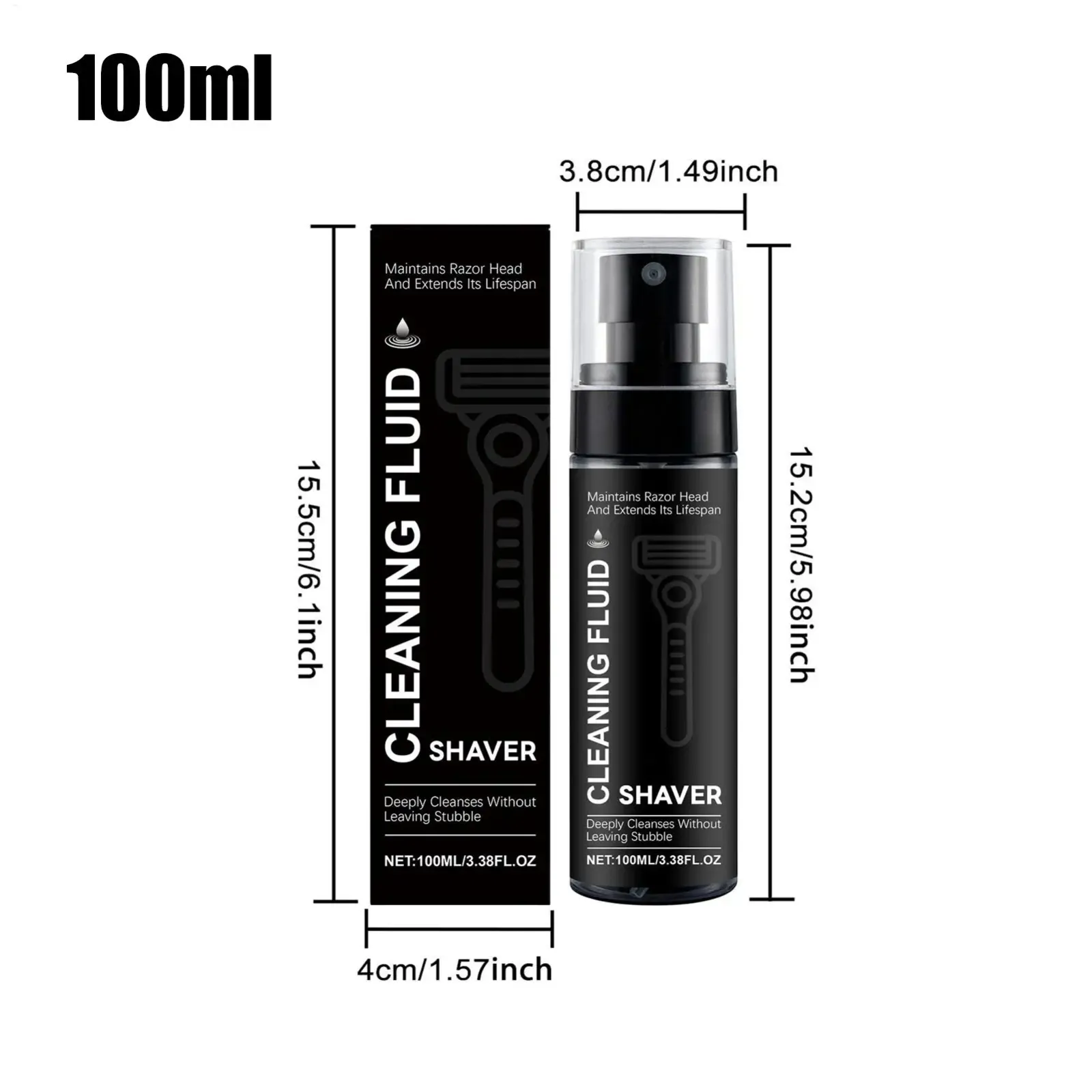 Spray nettoyant pour tondeuse à barbe