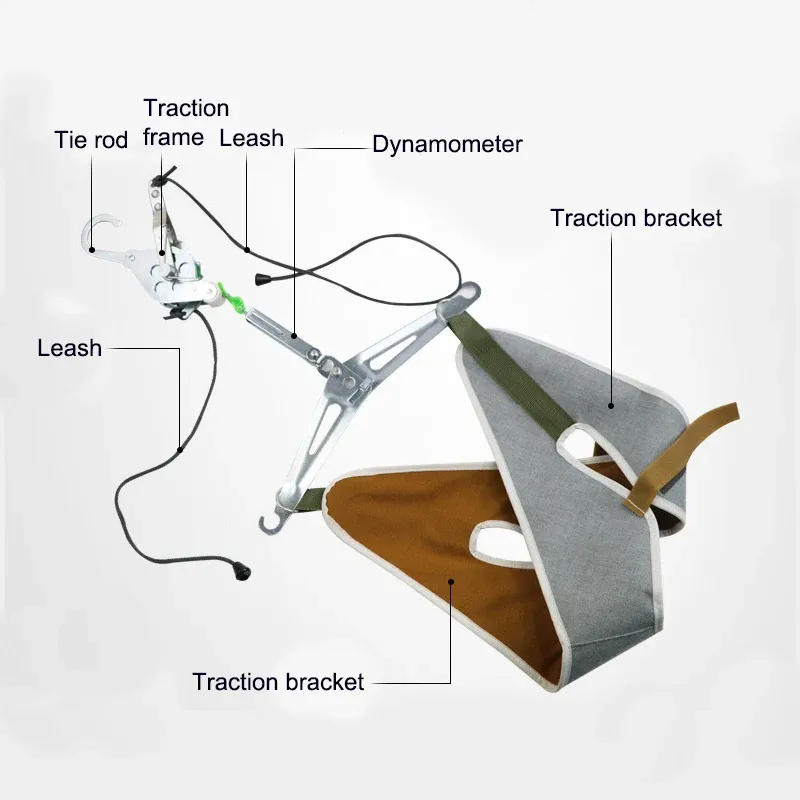 Kit de traction cervicale en situation d'utilisation