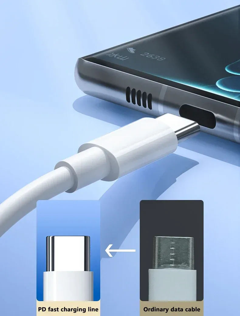Câble USB-C, mise en valeur du produit