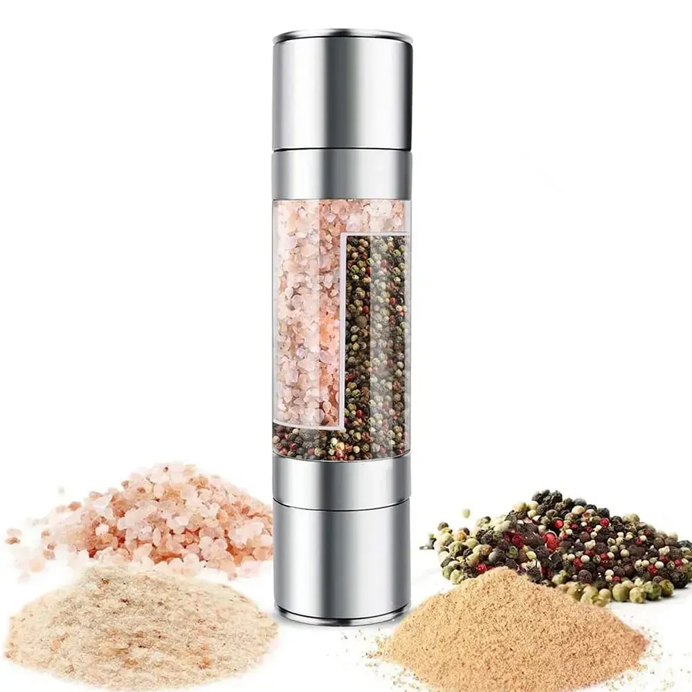 Moulin à sel et poivre manuel, détail du couvercle