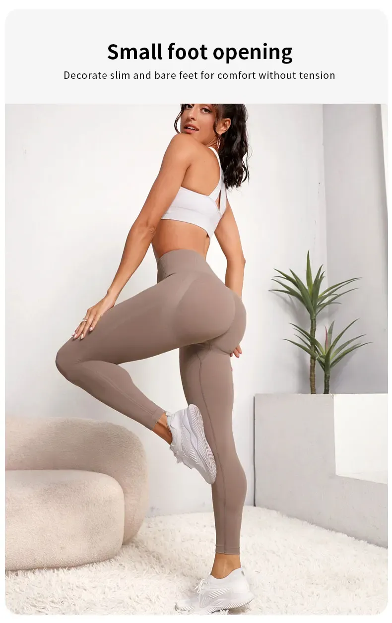 Legging taille haute pour femme, en mouvement