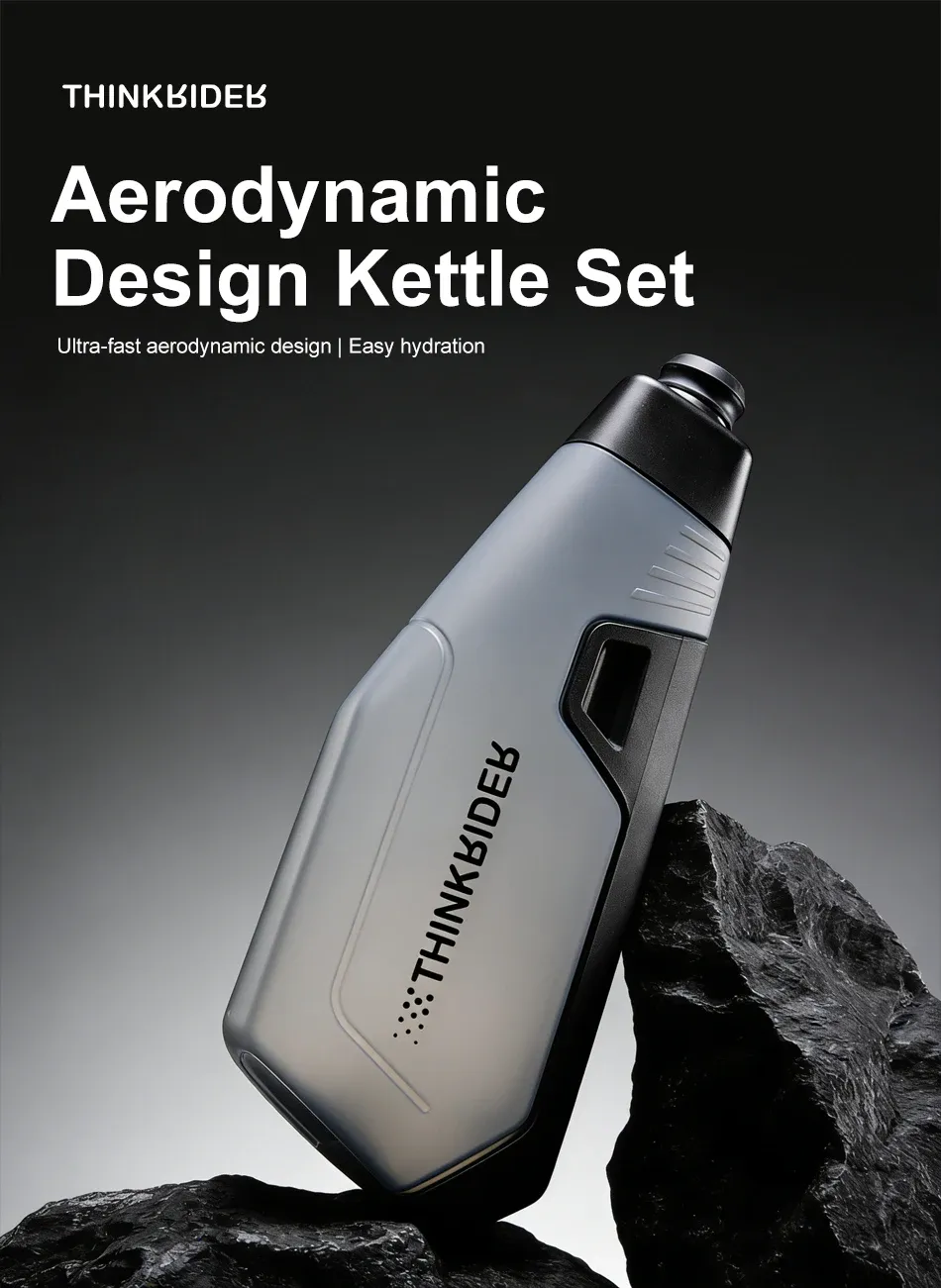 Support de bouteille aérodynamique ThinkRider, vue détaillée