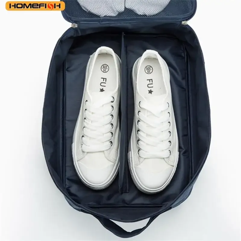 Sac organisateur de voyage multifonctionnel HOMEFISH pour chaussures, vêtements et cosmétiques 2