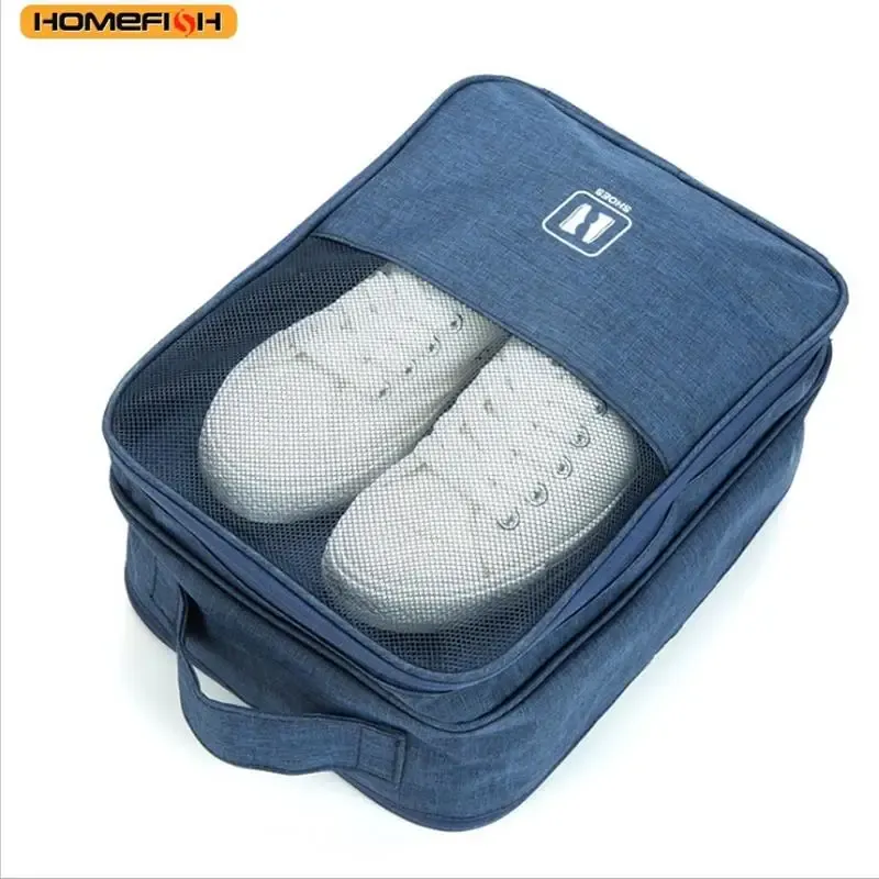 Sac organisateur de voyage multifonctionnel HOMEFISH pour chaussures, vêtements et cosmétiques 3