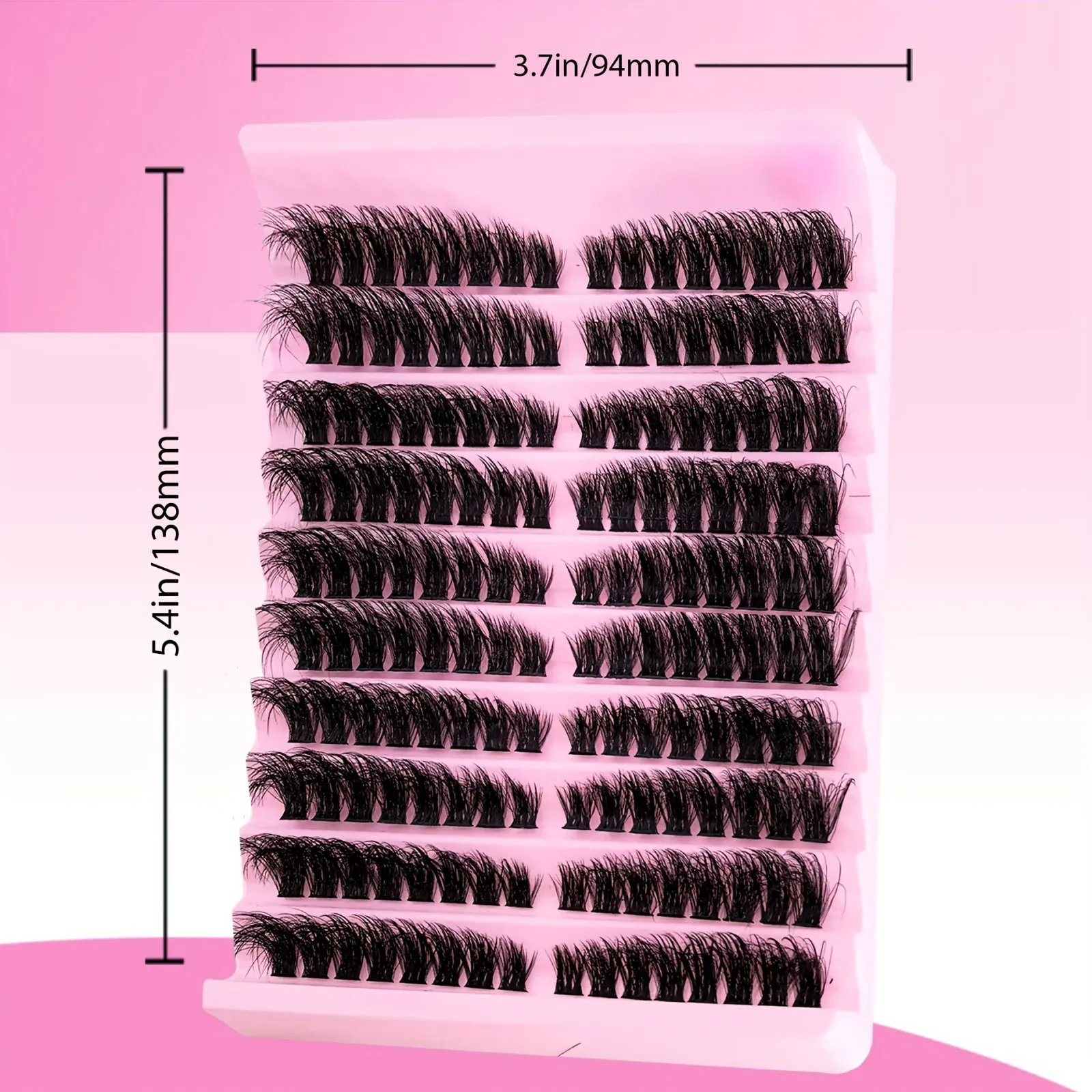 Détail des extensions de cils du kit