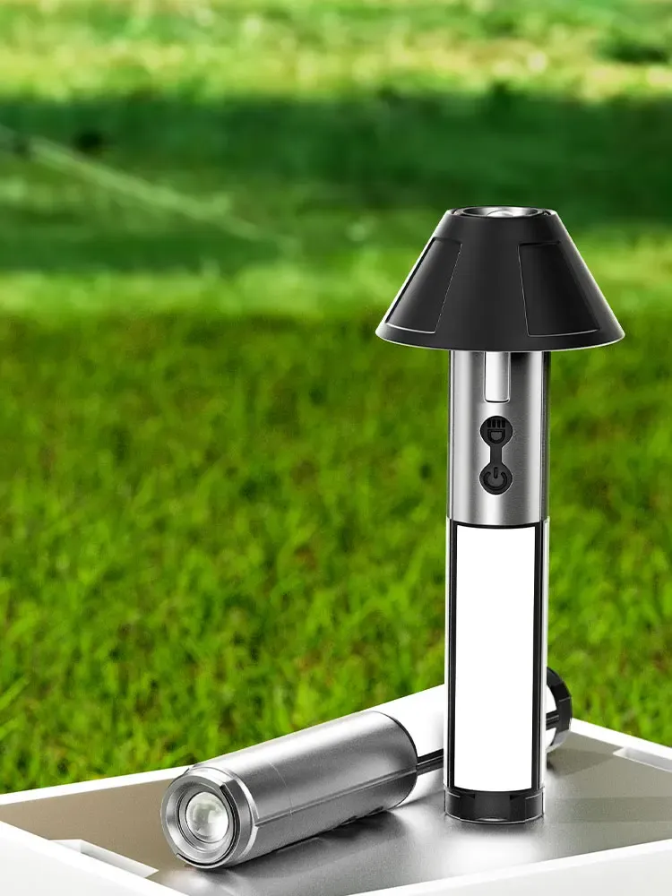 Lampe de poche LED télescopique portable rechargeable, projecteur pliable pour réparation automobile et éclairage de camping 5