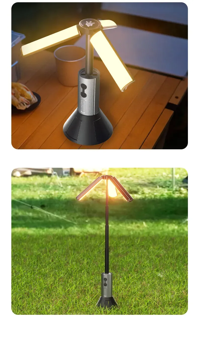 Lampe de poche LED télescopique rechargeable