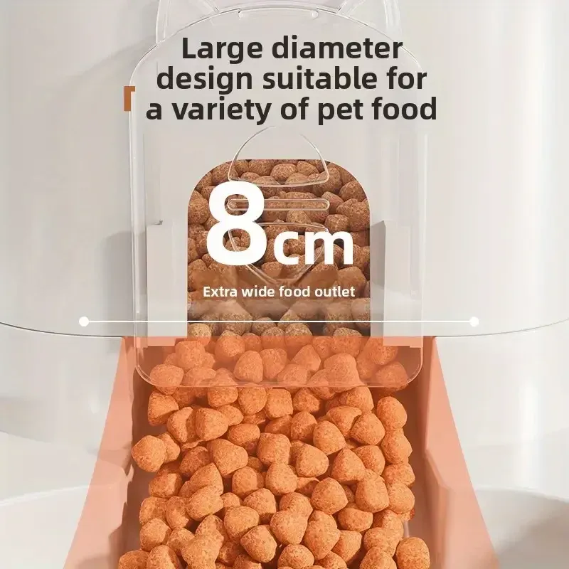 Distributeur d'eau et mangeoire intégrée pour chats et chiens, sans batterie, conception monobloc 4