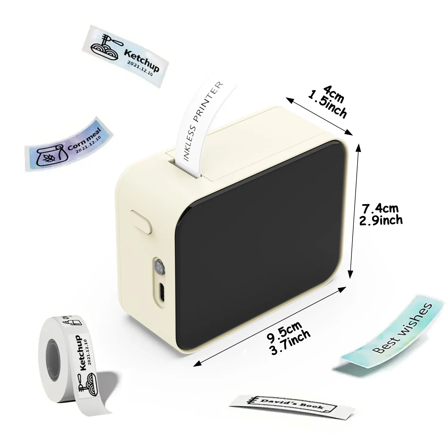 Imprimante thermique portable MarkLife P15 – Étiqueteuse sans fil Bluetooth pour usage domestique et professionnel 6