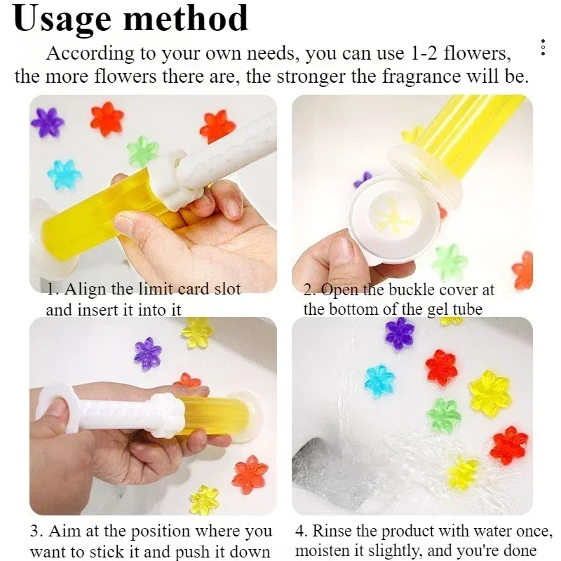Gel nettoyant et désodorisant pour toilettes, parfum longue durée 6