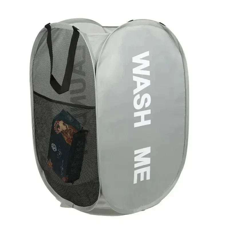 Panier à linge en maille pliable, intérieur de la chambre