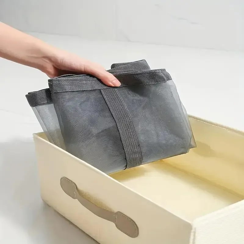 Panier à linge en maille pliable, intérieur